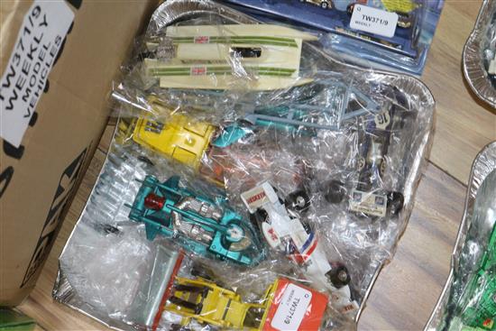 A collection of Dinky, Corgi, Matchbox and other model vehicles